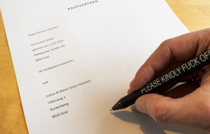 Kaufvertrag Unterschrieben Finanzierung Geplatzt